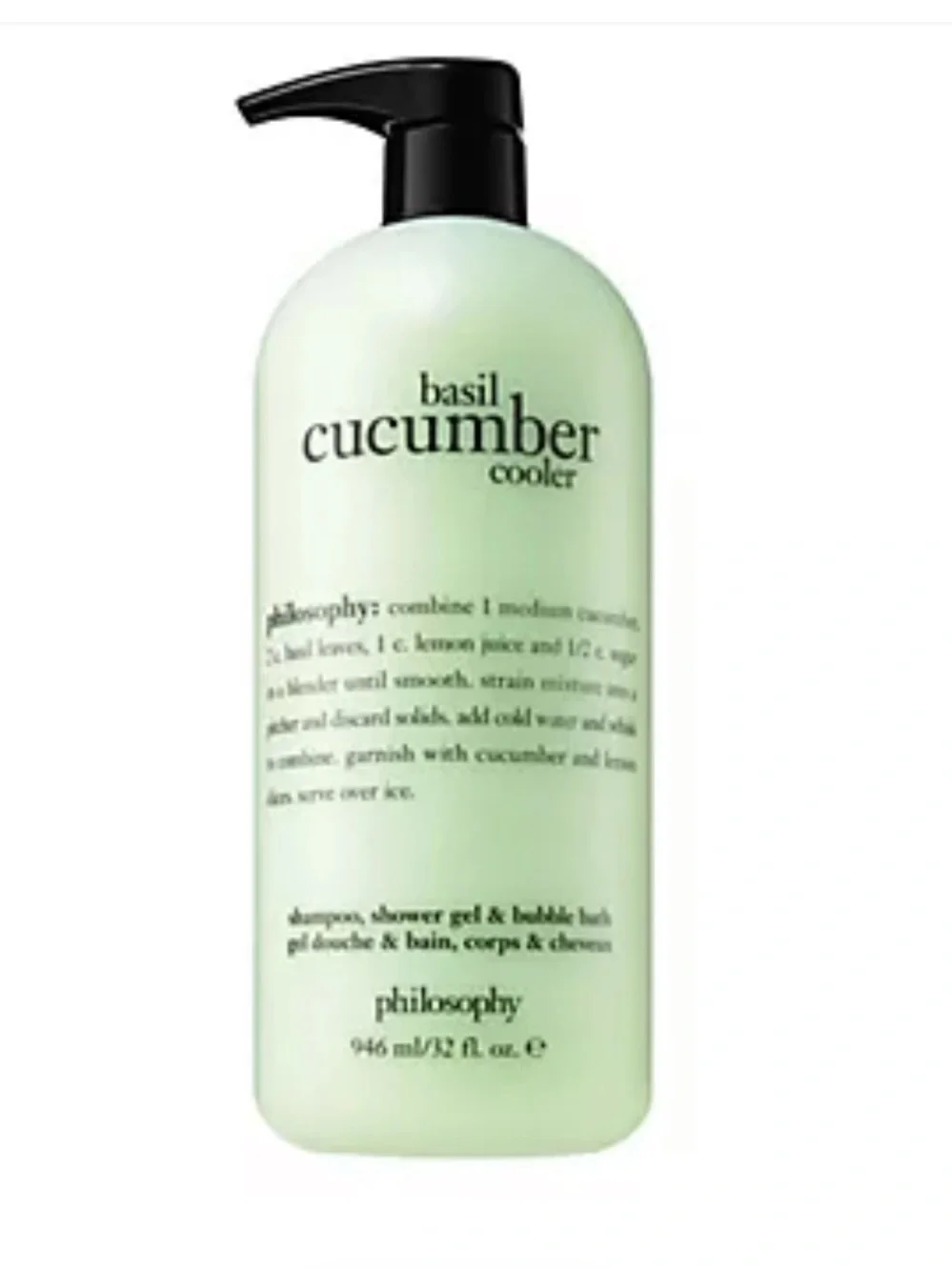 Philosophy Basil Cucumber Cooler Body Spritz & Hydrating Shower Gel